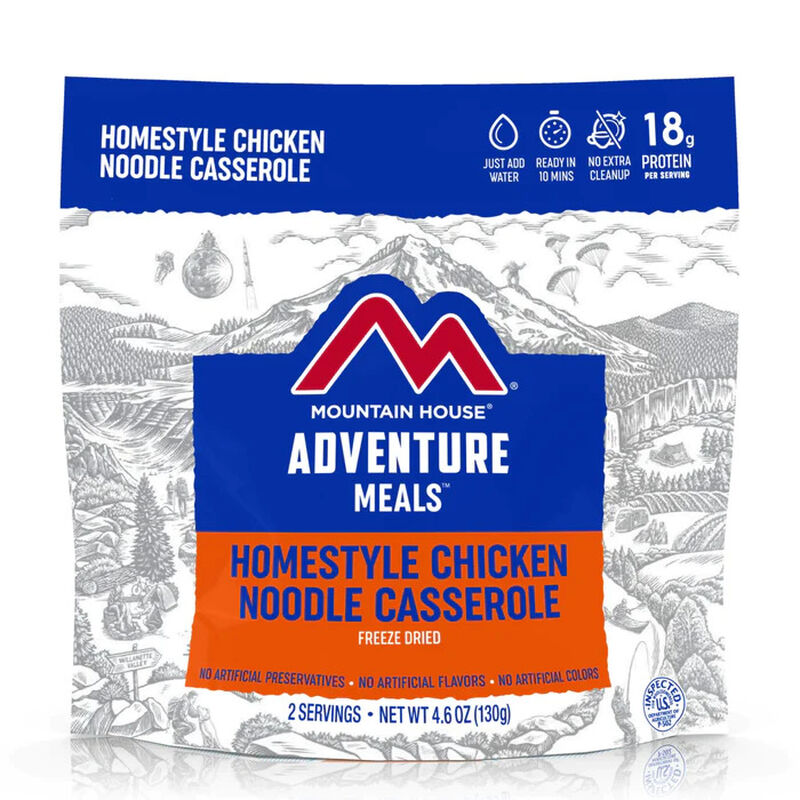Homestyle Chicken Noodle Casserole | Mountain House Freeze Dried Food Pouch, , large image number 0